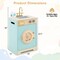 Kids Washer Playset Toy Washing Machine with Laundry Detergent-Blue